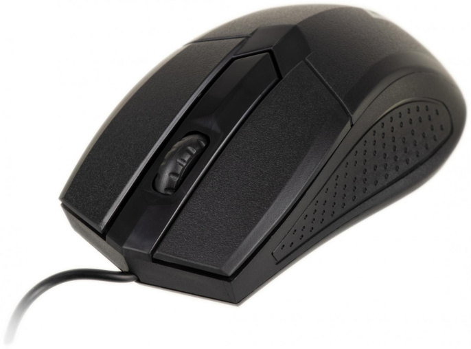 Мышь проводная Defender Optimum MB-270, оптическая, USB, 1000dpi, черный [52270]