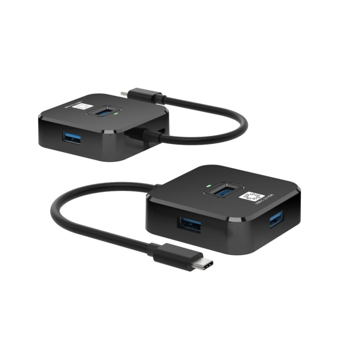 5bites Концентратор HB34C-316BK TYPE-C - 4*USB3.0 / BLACK