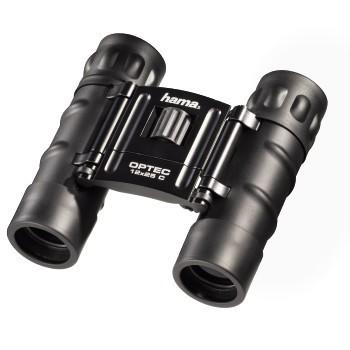 Бинокль Hama 12x 25мм OptecRoof черный 00002802