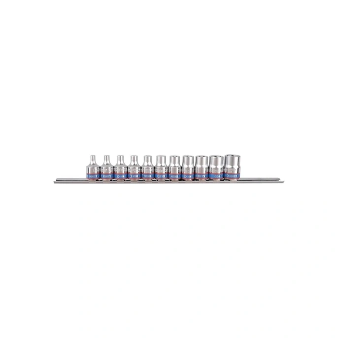 Набор торцевых головок 3/8", TORX Е-стандарт, Е4-Е18, 11 предметов KING TONY 3121PR