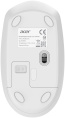 Мышь Acer OMR408 белый оптическая 1600dpi беспров. для ноутбука 4but ZL.MCEEE.02Y