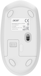 Мышь Acer OMR408 белый оптическая 1600dpi беспров. для ноутбука 4but ZL.MCEEE.02Y