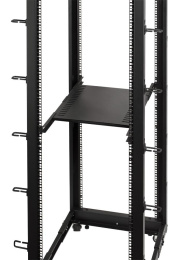 Стойка двухрамная Lanmaster (TWT-RACK2-42U-ADJ) 42U 480ммX560мм 1000кг черный