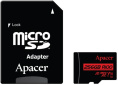 Карта памяти Apacer R100 256GB AP256GMCSX10UB-R microSDXC, класс 10, UHS-I класс U1 , V10, A1, скорость чтения: 100МБ/с, с адаптером