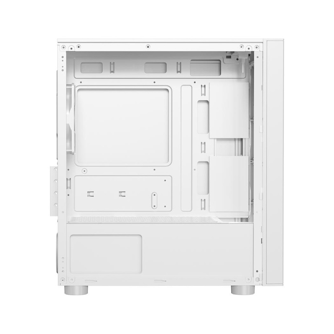 Корпус без блока питания Case PCCooler LM300 ARGB WH, Mini-Tower, TG, 1x120mm ARGB, 1xUSB-A 3.0 + 2xUSB-A 2.0, mATX, mITX White