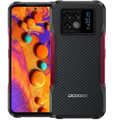 Doogee V20 Wine red, 16,3 cm (6.43") 1080 x 2400, 2 x 2.2 ГГц + 6 x 2 ГГц, 8 Core, 8GB RAM, 256GB, up to 512GB flash, 64 МП+ 20МП + 8МП/16Mpix, 2 Sim, 2G, 3G, LTE, BL v5.1, Wi-Fi, NFC, GPS, Type-C, 6000mAh, Android 11, 296 г, 170,5 ммx81,2 ммx14 мм