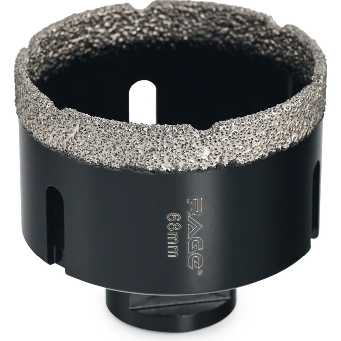 Коронка алмазная по керамике 68 мм М14 для УШМ RAGE by VIRA 559524