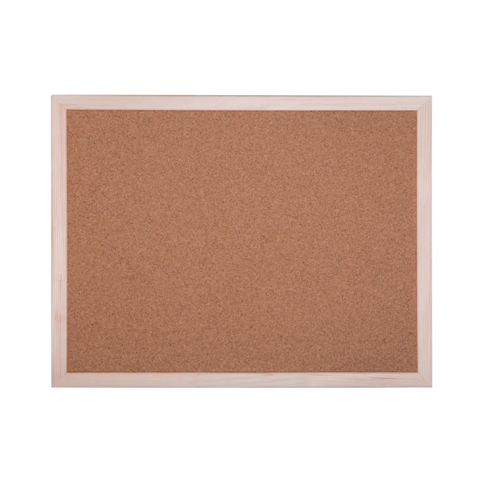 Пробковая доска Office Space 45х60 см, деревянная рамка KK_20419