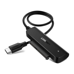 Конвертер UGREEN CM321 (70610) USB-C 3.0 to 2.5-Inch SATA Converter. Длина 50 см. Цвет: черный