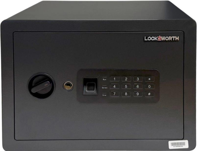 Сейф мебельный LockSworth VS4526 взломостойкий встраиваемый 250x350x250мм электронный/ключевой/биометрический