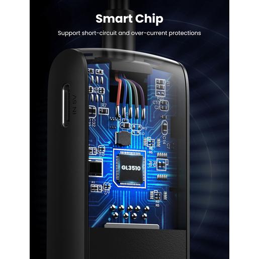 Хаб UGREEN CM416 (80657) USB 3.0 4-Port Hub. Длина 1 м. Цвет: черный