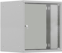 Шкаф коммутационный NTSS Lime (NTSS-WL12U5560GS) настенный 12U 635x600мм пер.дв.стекл несъемн.бок.пан. 30кг серый 520мм 18.2кг 110град. 770мм IP20 сталь