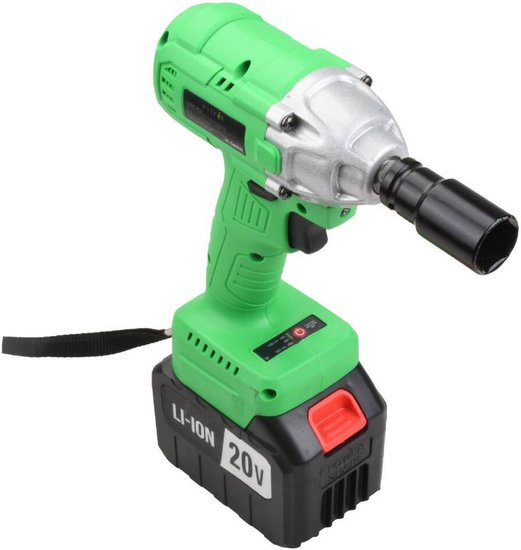 Гайковерт аккумуляторный бесщеточный ударный Zitrek Crusher 20-Li (20В, Li-ion 2x6.0Ач, з/у, кейс) 063-4372