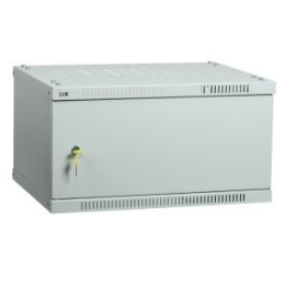 Шкаф коммутационный ITK Linea WE LWE3-06U64-MF настенный,  металлическая передняя дверь,  6U,  600x320x450 мм