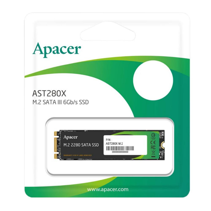 Apacer SSD M.2 2280 256GB AST280X Client SSD AP256GAST280X-1
