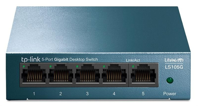 Коммутатор TP-LINK LS105G, неуправляемый