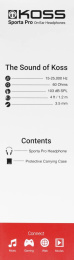 Наушники накладные Koss Sporta Pro 1.2м черный проводные оголовье 17101034