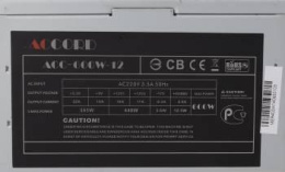Блок питания Accord ACC-600W-12,  600Вт,  120мм, черный [acc-600-12]