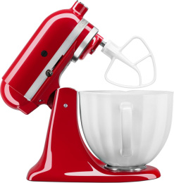 Миксер KitchenAid настольный с откидным блоком Artisan 4.8 л, красный