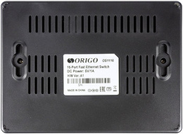 Неуправляемый коммутатор Origo OS1116/A1A настольный/настенный, матрица 3.2 Гбит/с, 2.52 Mpps, 16x100Mbit