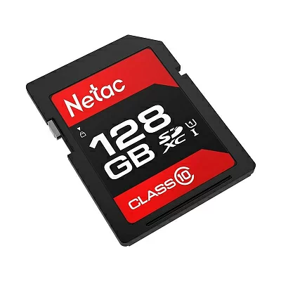 Карта памяти Netac NT02P600STN-128G-R SDXC Memory Card 128Gb UHS-I U1 Class 10
