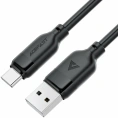 Кабель ACEFAST C16-04 USB-A To USB-C Tpe Charging Data Cable - Black AF-C16-04-BK