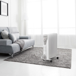 Радиатор масляный Vitek VT-1710 2500Вт белый