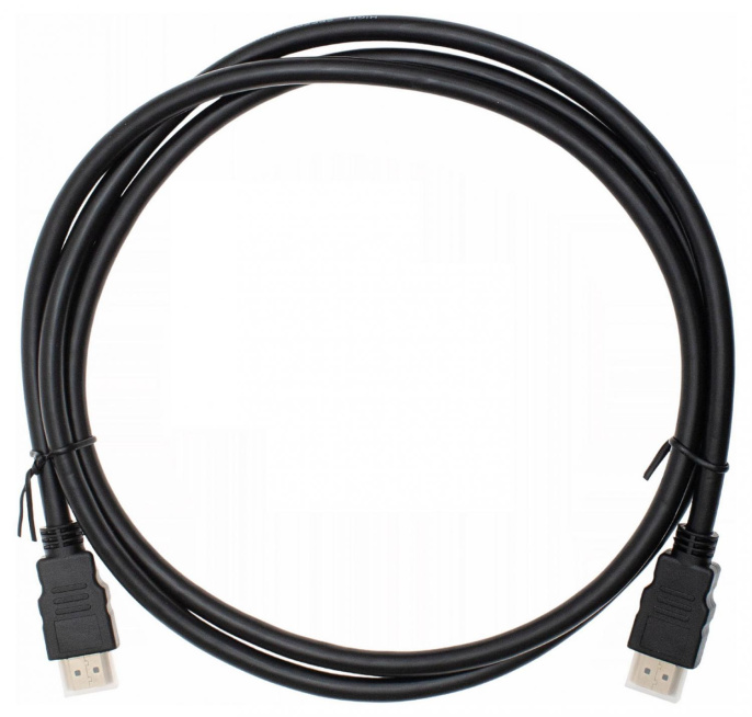 Кабель аудио-видео Cactus CS-HDMI.1.4-1.5,  HDMI (m) -  HDMI (m),  ver 1.4,  1.5м, GOLD,  черный