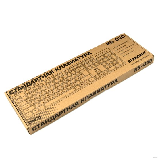Клавиатура Dialog KS-030U BLACK Dialog Standart - USB