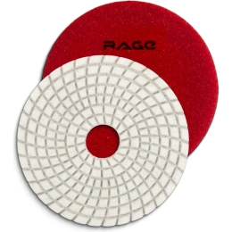 Алмазный гибкий шлифовальный круг RAGE By VIRA 100 мм P100 черепашка для керамогранита АГШК мокрое шлифование 558029