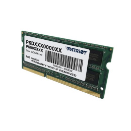 Память DDR3L 4GB 1600MHz Patriot PSD34G1600L81S RTL PC3-12800 CL11 SO-DIMM 204-pin 1.35В single rank Ret