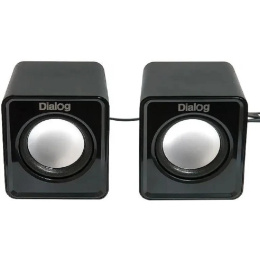 Dialog Colibri AC-02UP BLACK {акустические колонки 2.0, 5W RMS, питание от USB}