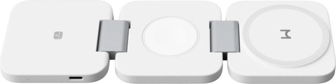 Беспроводное зарядное устройство Magssory Flex WCH013 Белый WCH013w 3 в 1, 5V/3А, 9V/2А, 9V/3A, 22 Вт, Qi, PD, QC
