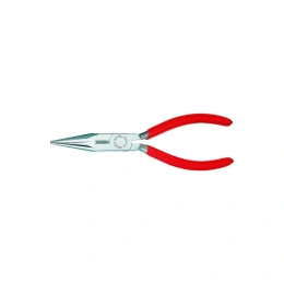Длинногубцы KNIPEX с реж. кромк. радиомонтаж., полукругл. прям. губки, хром, 1К ручки KN-2503125