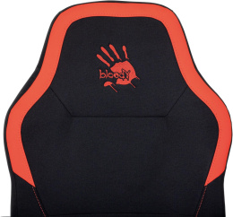 Кресло игровое A4TECH Bloody GC-190, на колесиках, текстиль/эко.кожа, черный/красный