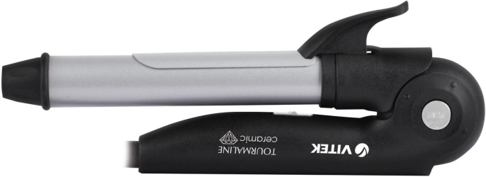 Щипцы Vitek 2522-VT-01 50Вт черный макс.темп.:180С покрытие:керамико-турмалиновое