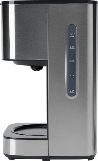 Капельная кофеварка RAGEX R404, 1.38л, 1000Вт, цвет: 000 (серебристая)