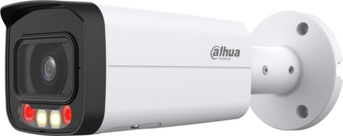 Видеокамера Dahua DH-IPC-HFW2449TP-AS-IL-0360B цилиндрическая, 4Мп, 1/2.9" CMOS, объектив: 3.6 мм, ИК-подсветка до 60м, LED-подсветка до 50м, встроенный микрофон, сжатие: H.265+, H.265, H.264+, H.264, MJPEG