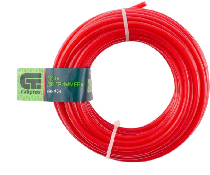 Леска для садовых триммеров СИБРТЕХ 961495,  4мм, 10м