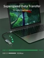 Кабель-адаптер CABLETIME CP60G (CT-CMAF3.0-AG0.15) USB-C Male - USB 3.0 AF OTG, 15 см, передача данных/зарядка, поддержка быстрой зарядки