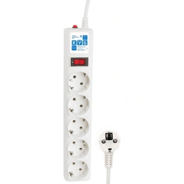 Фильтр-удлинитель B 3м 5роз. белый Power Cube SPG-B-10-WHITE