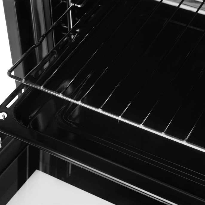 Духовой шкаф электрический DOMFY DM6642EO BG,  68л,  стекло черное