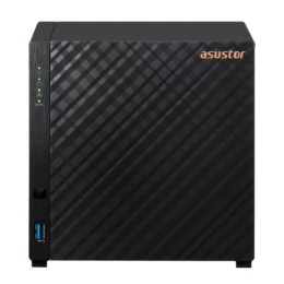 Сетевое хранилище ASUSTOR AS1104T 4-Bay NAS/CPU 2Core 1.4GHz/1GBDDR4/noHDD,LFF HDD,SSD /1x1GbE LAN /2xUSB3.2/