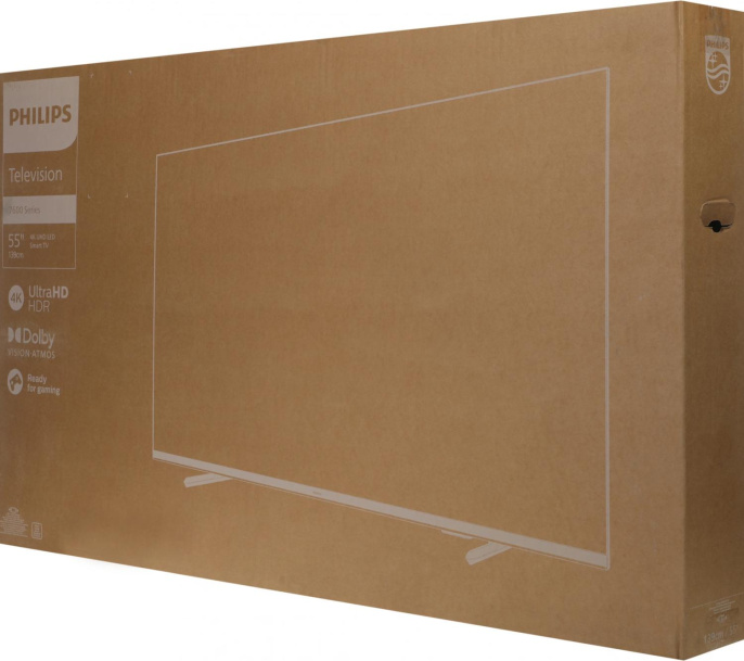 55" Телевизор Philips 55PUS7608/60, 4K Ultra HD, антрацитовый, СМАРТ ТВ, New Philips Smart TV