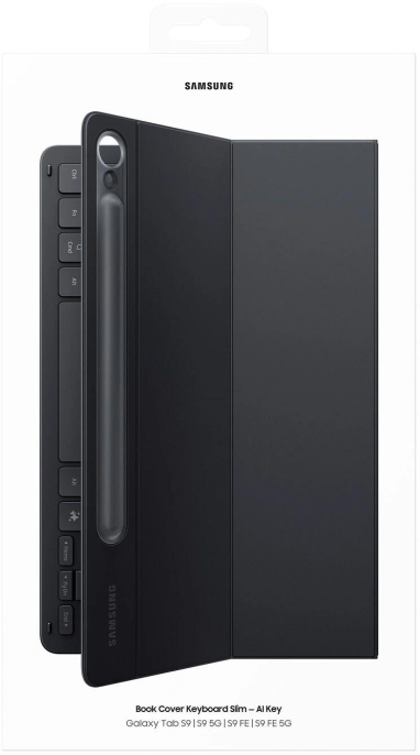 Чехол-клавиатура Samsung для Samsung Galaxy Tab S10 FE EF-DX720UBRGRU поликарбонат/полиуретан черный