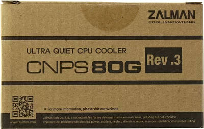 Охладитель ZALMAN CNPS80G Rev3 (4пин 115x/1200/1700/AM3/AM4 28дБ 900-2500об/м Al)