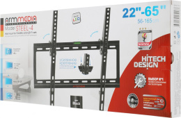 Кронштейн для телевизора Arm Media STEEL-4 new, 22-65", настенный, черный [10218]