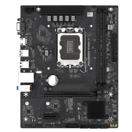 Материнская плата MAXSUN MS-Challenger B760M-F, LGA1700, B760, 2*DDR4, 3*SATA3, M.2, 2*USB 3.2, 4*USB 2.0, 1*PCIEx16, 1*PCIEx1, VGA+HDMI, mATX