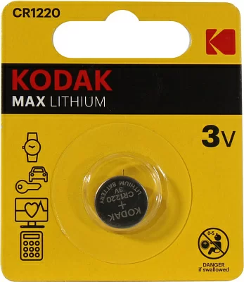 Элемент питания Kodak MAX CAT30414365-RU1 (CR1220 Li 3V)