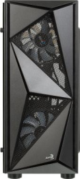 Корпус Aerocool Glider Cosmo-G-BK-v1 черный без БП ATX 2x120mm 2xUSB2.0 1xUSB3.0 audio